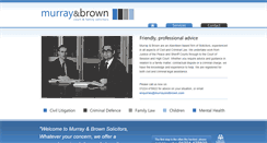Desktop Screenshot of murrayandbrown.com